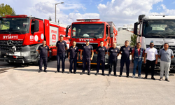 Eskişehir itfaiye ekiplerinden Aydın'daki yangına destek