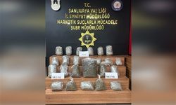 Şanlıurfa'da 22 kilogram 700 gram skunk maddesi ele geçirildi