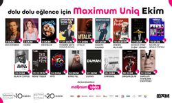 Maximum Uniq'de eğlence Ekim ayında tüm hızıyla devam edecek