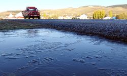 Kars'ta soğuk hava etkili oldu