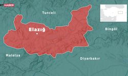 Elazığ'da 4,4 büyüklüğünde deprem