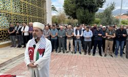 Alanya'da, ölen Filistinliler için gıyabi cenaze namazı kılındı