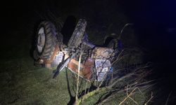 Samsun’da devrilen traktörün sürücüsü öldü