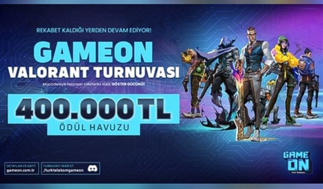 Rekabet kaldığı yerden devam ediyor, ‎GAMEON VALORANT Turnuvası başlıyor