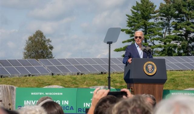 Biden: Şu anda temiz enerji işleri, diğer sektörlere göre iki kat daha hızlı büyüyor