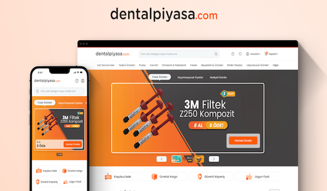 Dentalpiyasa.com, diş hekimlerini ve depoları buluşturarak maliyetleri azaltıyor