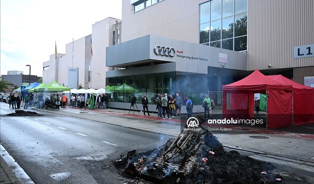 İşçiler anahtarlara el koydu AUDI fabrikasında üretim durdu