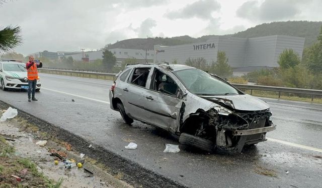 Düzce'de meydana gelen trafik kazalarında 5 kişi yaralandı