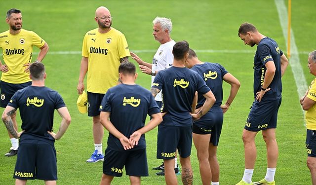 Fenerbahçe, Union Saint-Gilloise maçının hazırlıklarını sürdürdü