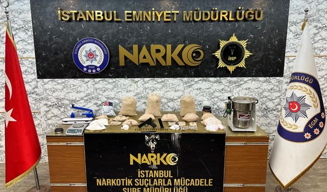 İstanbul'da uyuşturucu operasyonunda 3 şüpheli yakalandı