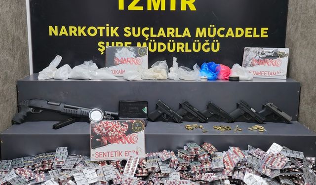 İzmir'de uyuşturucu ticareti yaptığı iddia edilen şüpheli tutuklandı