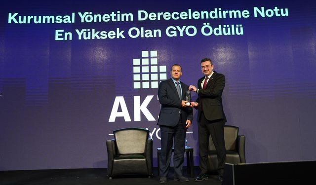 Akiş Gayrimenkul'e ödül