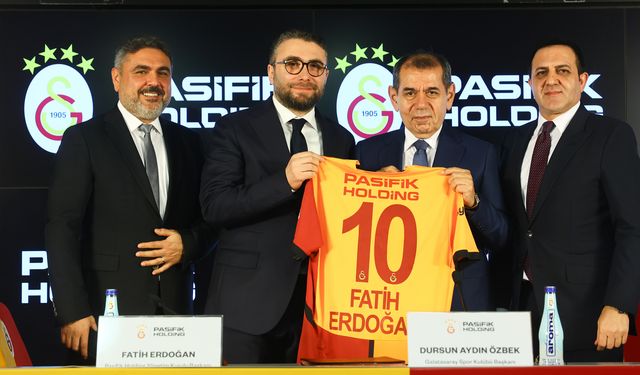 Pasifik Holding, Galatasaray Futbol A Takımı'na forma sırt sponsoru oldu