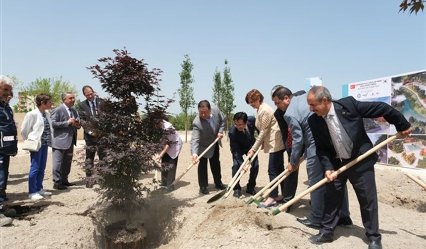 Eskişehir Paju Dostluk Parkı Ağaç Dikim Töreni yapıldı