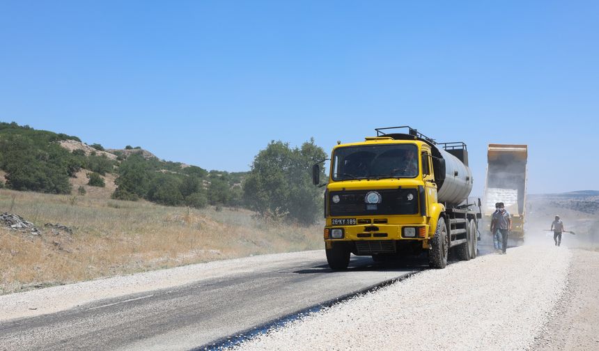 Eskişehir'de sathi kaplama çalışmaları tamamlandı