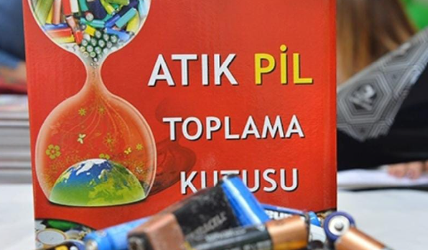 İzmir'de bir yılda 12 ton atık pil toplandı