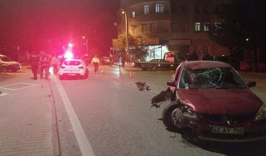 Konya'da trafik kazasında 3 kişi yaralandı