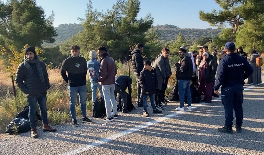 Çanakkale'de 27 düzensiz göçmen yakalandı