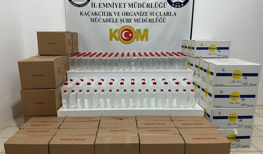 Samsun'da 11 bin litre etil alkol ele geçirildi, 6 zanlı yakalandı