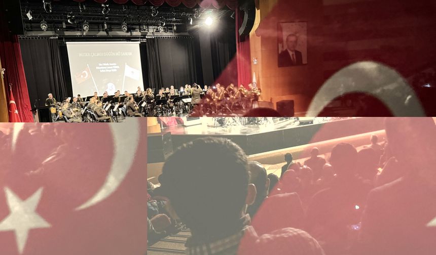 TSK Armoni Mızıkası Erzurum'da konser verdi