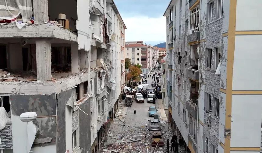 Çorum'da doğal gaz patlamasının hasar tespiti tamamlandı