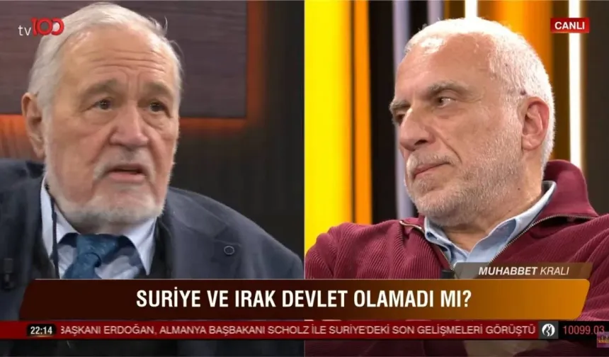 İlber Ortaylı yayını terk etti! Canlı yayında Suriye - Irak tartışması