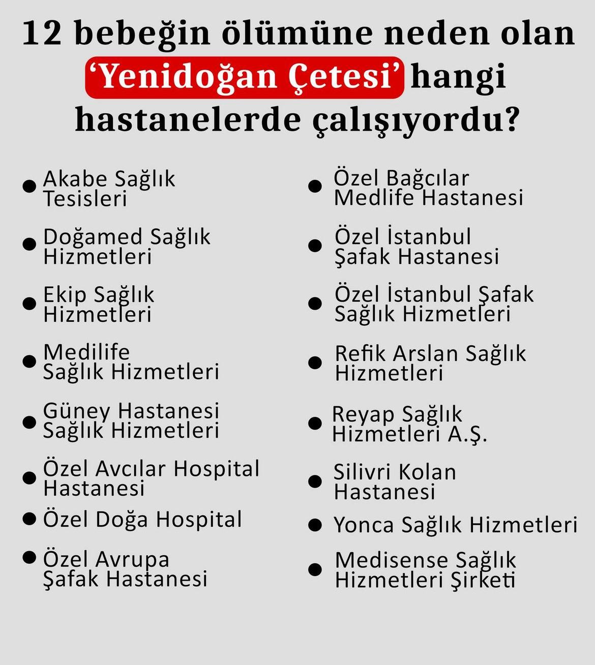 YENİDOĞAN ÇETESİ