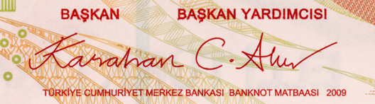 Banknot Yeni İmza