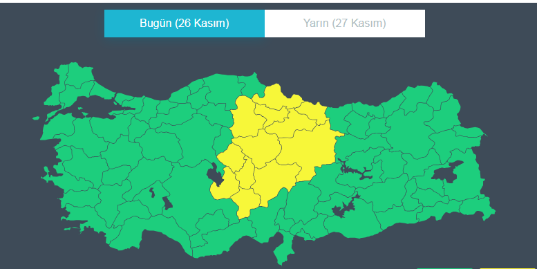 Sarı Kodlı Uyarı