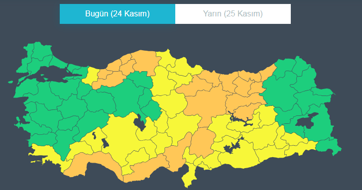 Sarı Kodlu Uyarı